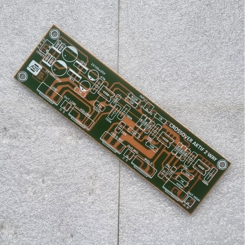 PCB Aktif Crossover 3 Way Low Mid High