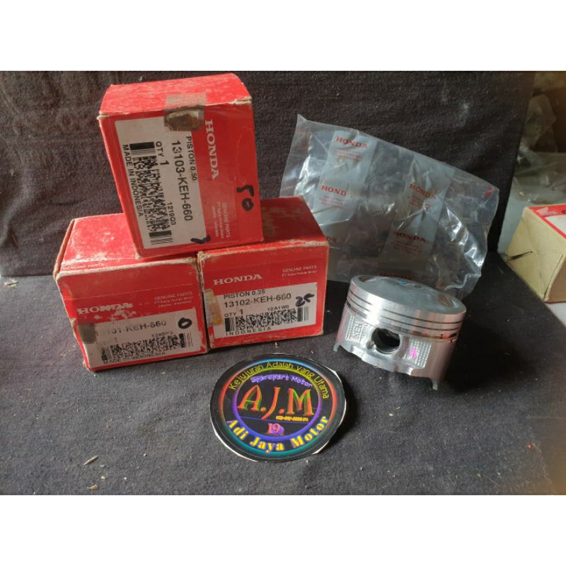 Piston Seher Honda Megapro Tiger KEH Os Oversize NOL STD 25 50 Original