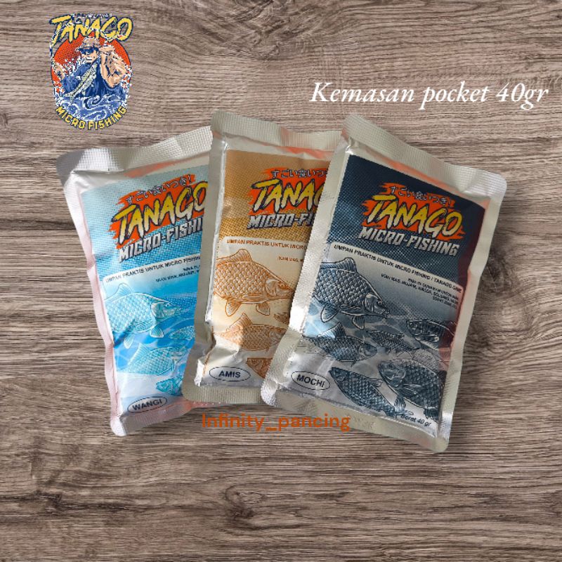 Umpan tanago kemasan pocket