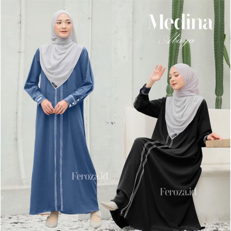 Medina Abaya Gamis Dress Kekinian Terbaru