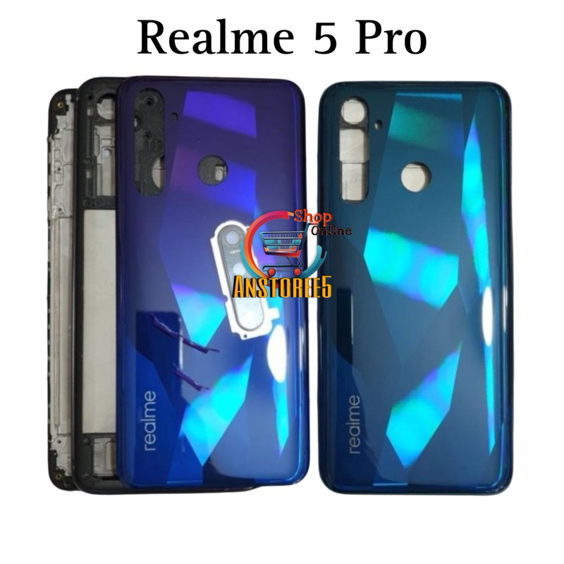 REALME 5 PRO - Fullset Backdoor + Bezel + Frame For Realme 5 Pro