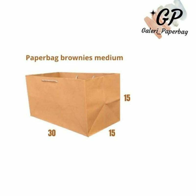 

PAPERBAG COKLAT 35X15 SHOPPING BAG