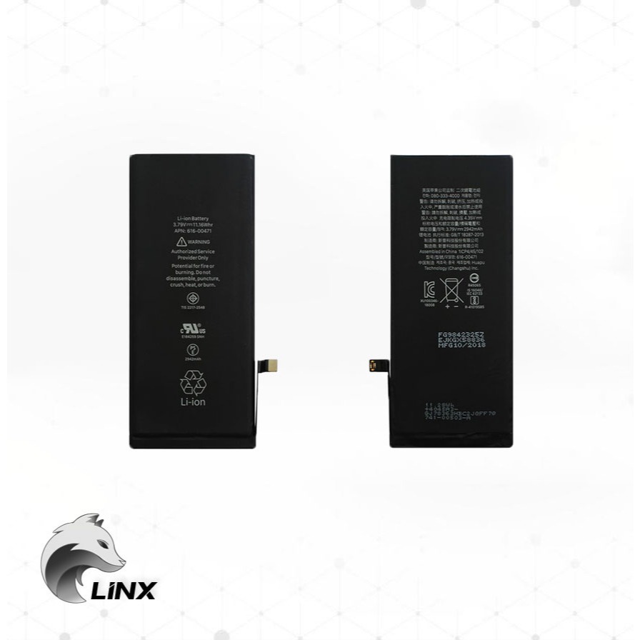 Free Adhesive Double Tape New Battery Iphone XR Original