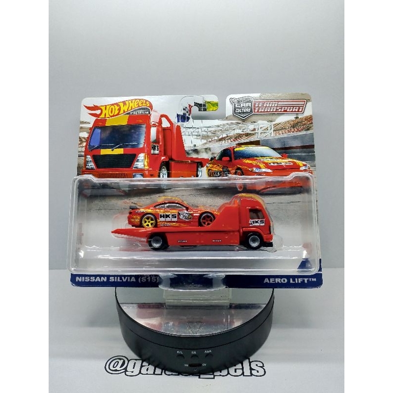 Hot Wheels Team Transport HKS Silvia Buble Crack