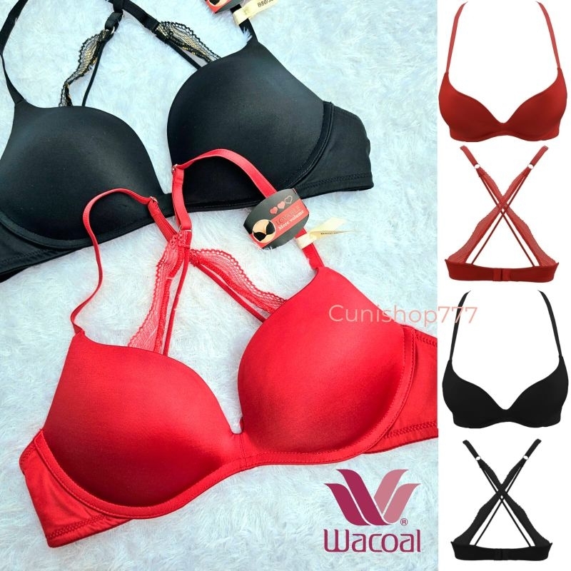 BRA WACOAL SEXY LOOK ECLIX WAVE ib 4379 K112 BH WANITA TANPA KAWAT BUSA TEBAL NO WIRE WIRELESS IB437