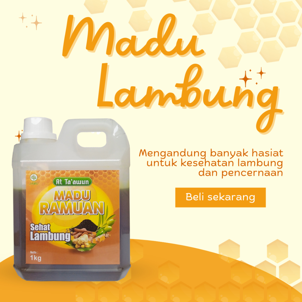 

Madu Sehat lambung AT TAAWUN1 Kg Madu Spesialis Asam Lambung dan Maag Kronis