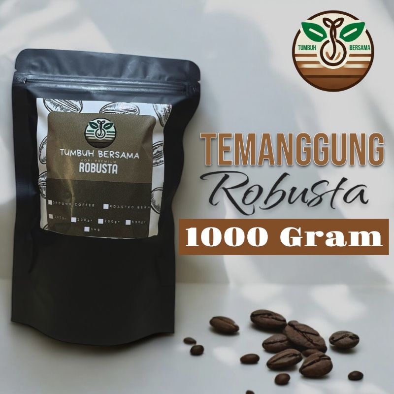 

Kopi Robusta Temanggung Coffee Roast Beans 1000gr