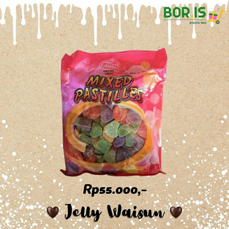 

Jelly waisun aneka bentuk (PROMO)