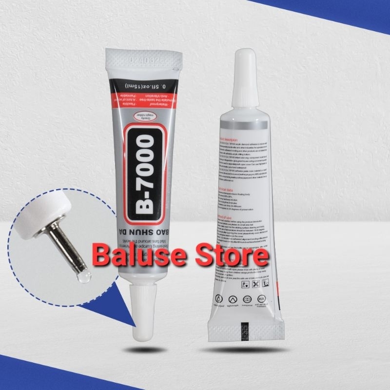 

Lem Kuat Serbaguna Power Glue Strong Adhesive 15ml - B-7000 - Transparent
