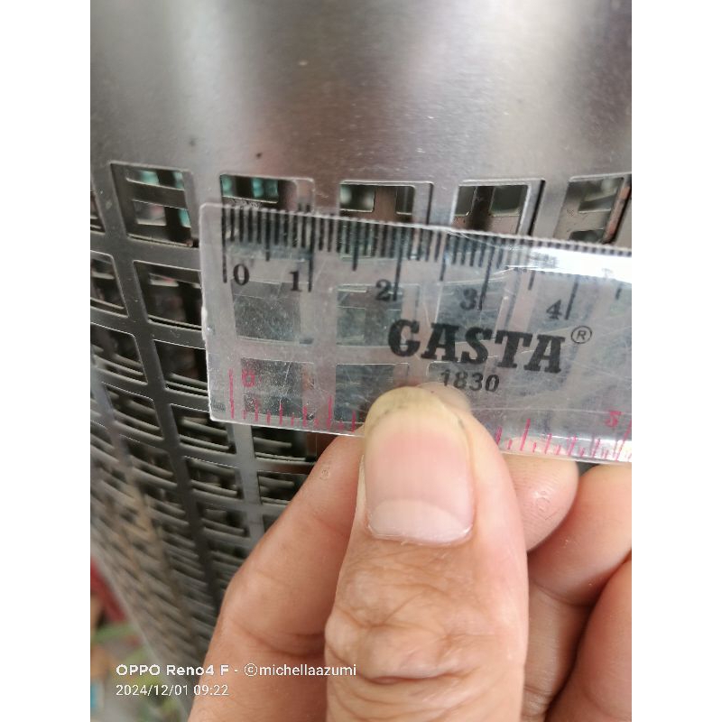 grill / plat / ram box speaker lubang kotak ukuran 60x60 tebal 0.8mm lebar lubang 10mm