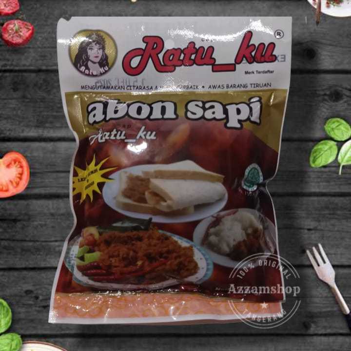 

Abon daging sapi Ratuku Ratu Ku100 gram