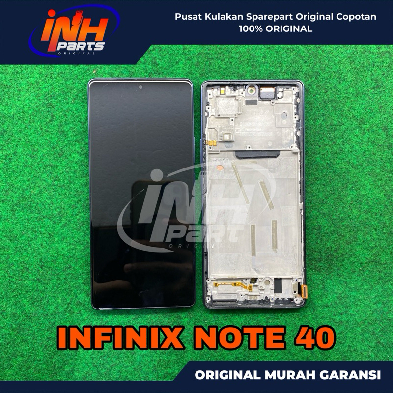 [INH PARTS] LCD + FRAME INFINIX NOTE 40 X6853 ORIGINAL COPOTAN