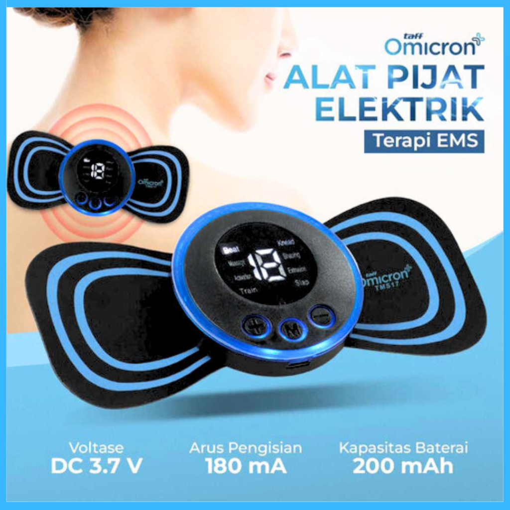 COD XY Alat Pijat Elektrik Tempel Terapi Leher Punggung Kaki Alat Pijit Mini Electric Massager XY668
