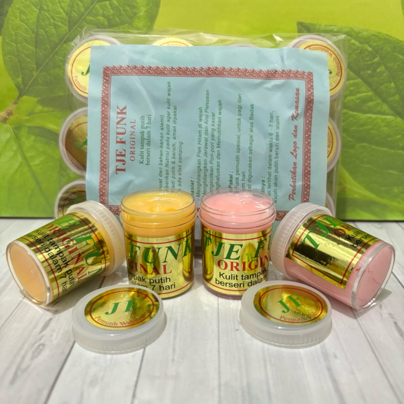 PROMO 12pcs JF Whitening Cream JF pink // JF Krem