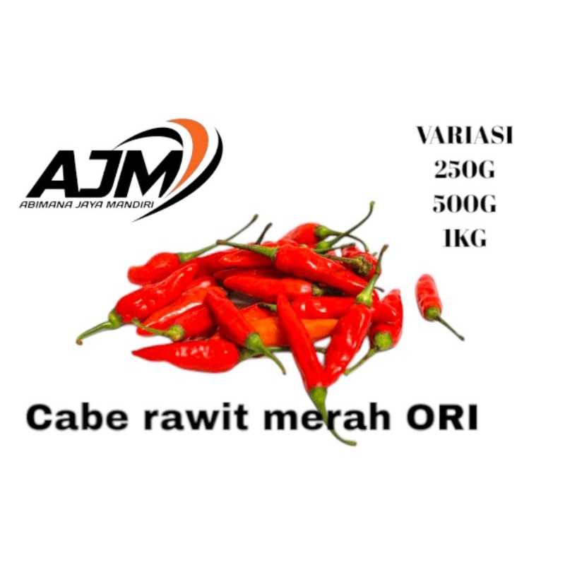 

Cabe cabai rawit merah ORI segar 250gr 500gr 1kg.