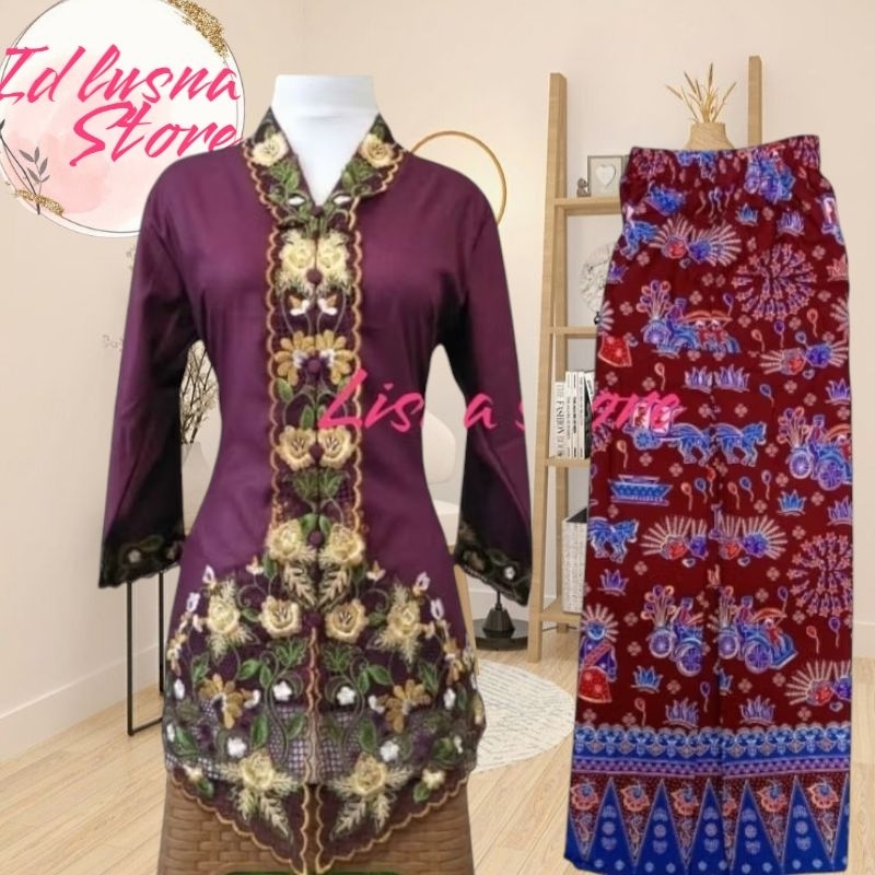 Set Kebaya Encim Modern Kebaya Encim Adat Kebaya Encim Betawi