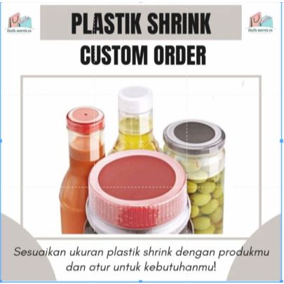Plastik PVC Shrink Plastik Segel Custom Cutting Ukuran