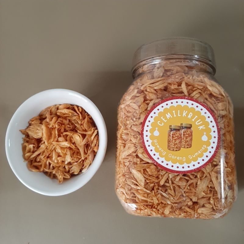 

Bawang Goreng Sumenep Kriuk Tanpa Tepung