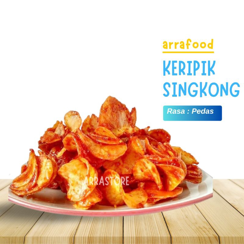 

Keripik Singkong Pedas Manis Oleh-oleh khas Pringsewu Lampung