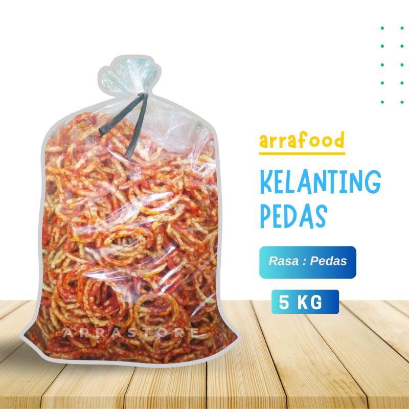 

[5 KG] PAKET USAHA Kelanting Getuk Pedas Manis Asli Lampung