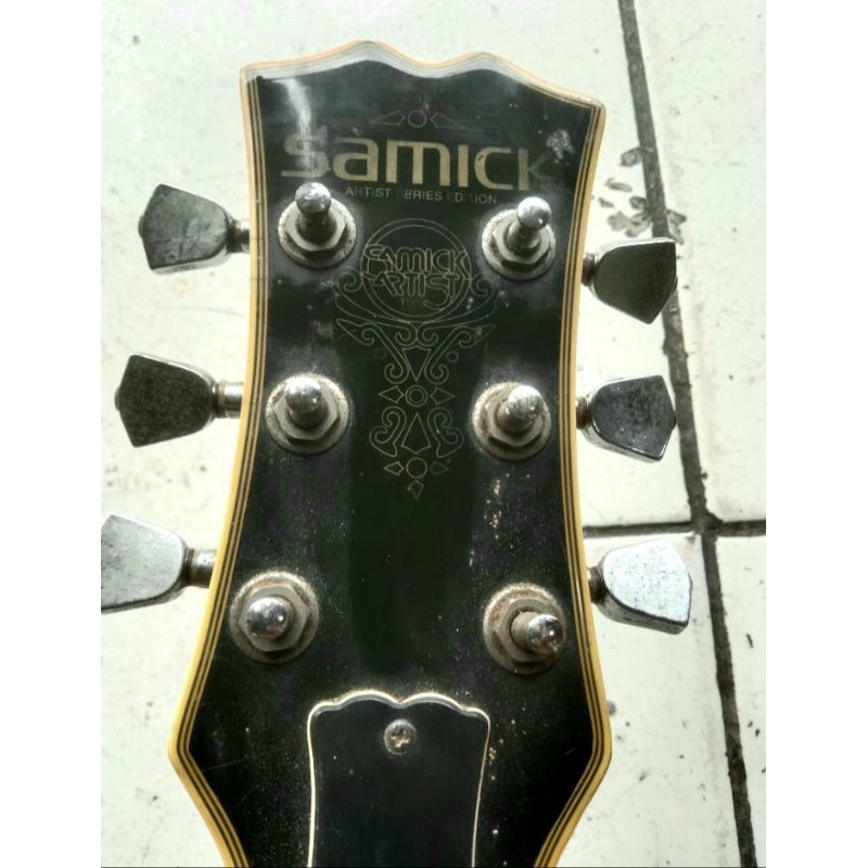 GITAR LISTRIK LEGENDARIS SAMICK LP ARTIS SERIES MADE IN KOREA JADUL KECEEE BADAI