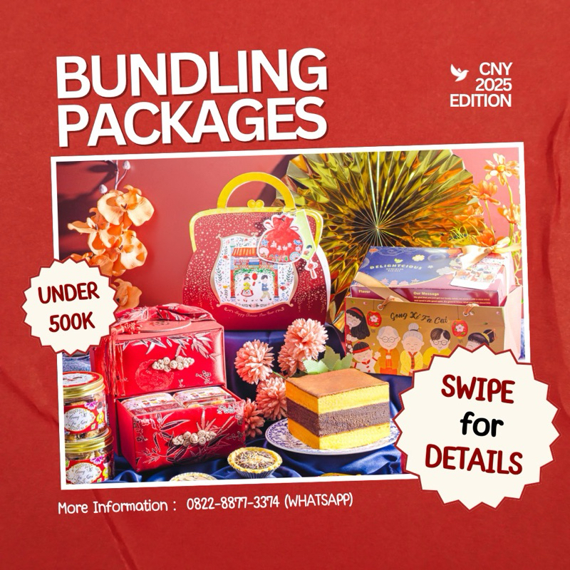 

BUNDLING HAPPINESS HAMPERS CHINESE NEW YEAR IMLEK CNY