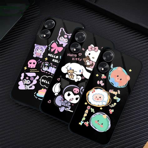 Softcase Mirror Glossy [KC134] Oppo A18 A38 A17 A17K A3X A3 PRO A3 NFC A77S A57 A5 - Kesing HP Murah