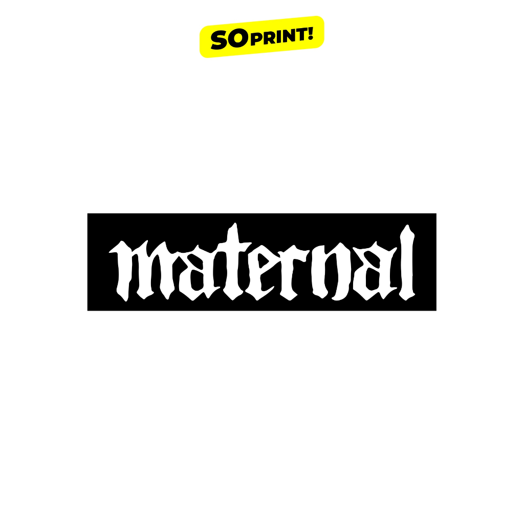 

STICKER MATERNAL WATERPROOF 10 CM