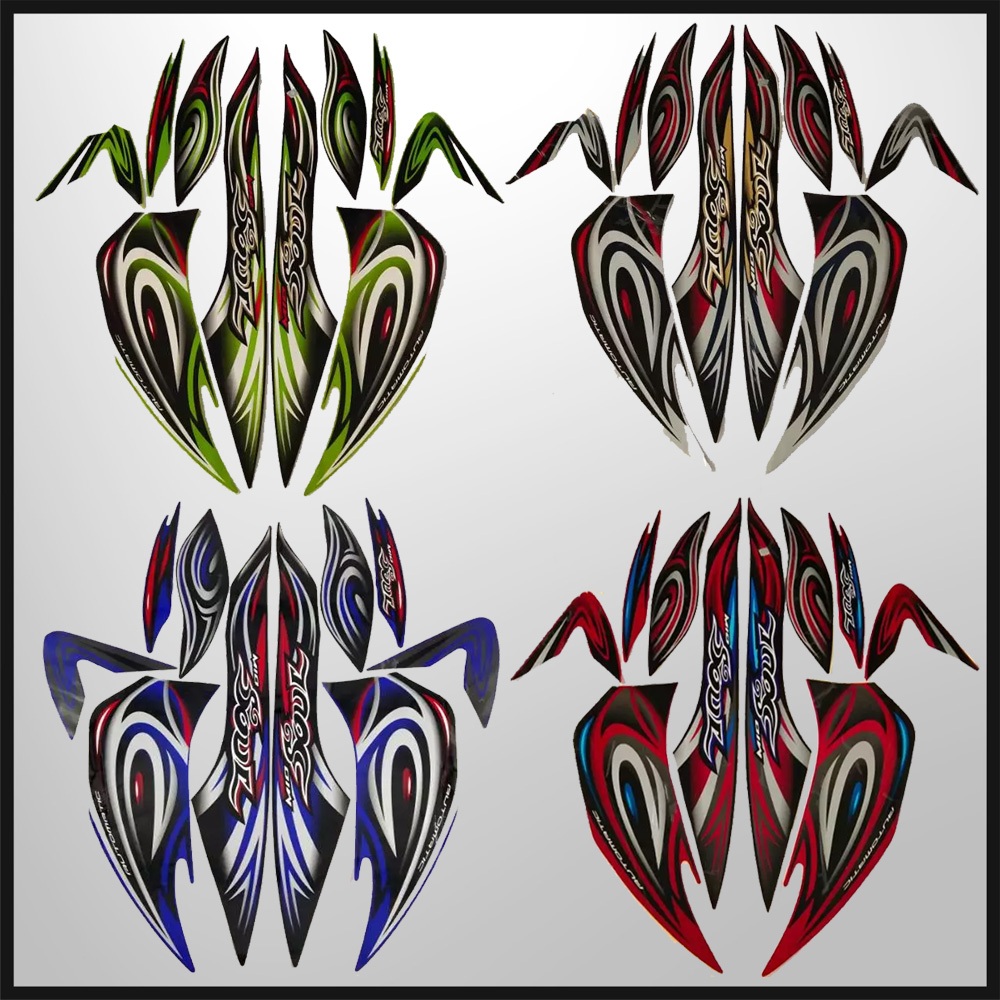 STRIPING STANDART YAMAHA MIO SOUL 2008 STIKER BODY MIO SOUL 2008 LIS BODY MIO SOUL 2008 TERMURAH