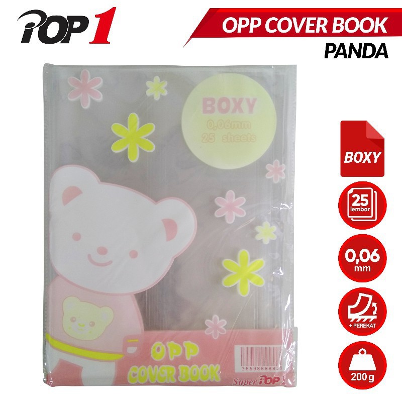 

POP 1 SAMPUL PLASTIK BOXY PANDA (ISI 25)