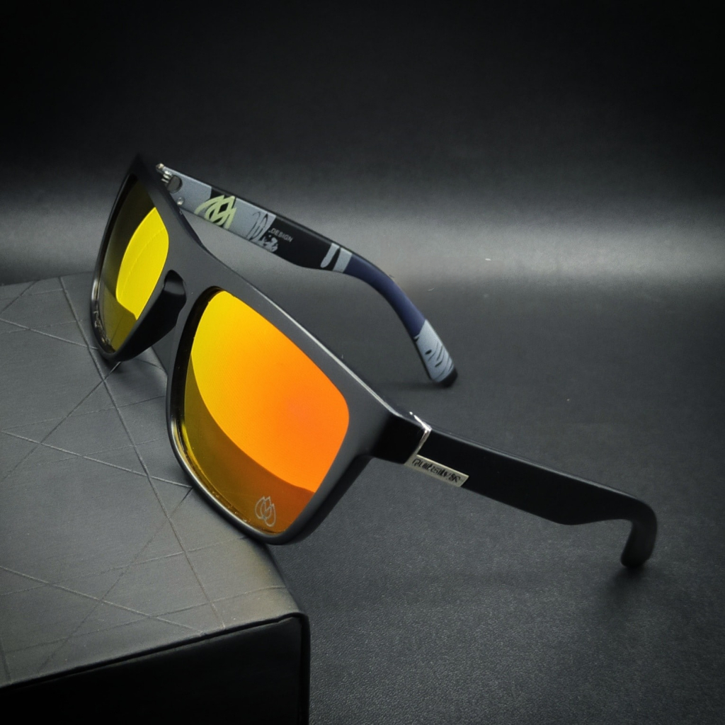 KACAMATA LENSA BLUECROMIC ANTISILAU ANTIRADIASI FRAME POLYCARBONATE TITANIUM OUTDOOR INDOOR BERSEPED