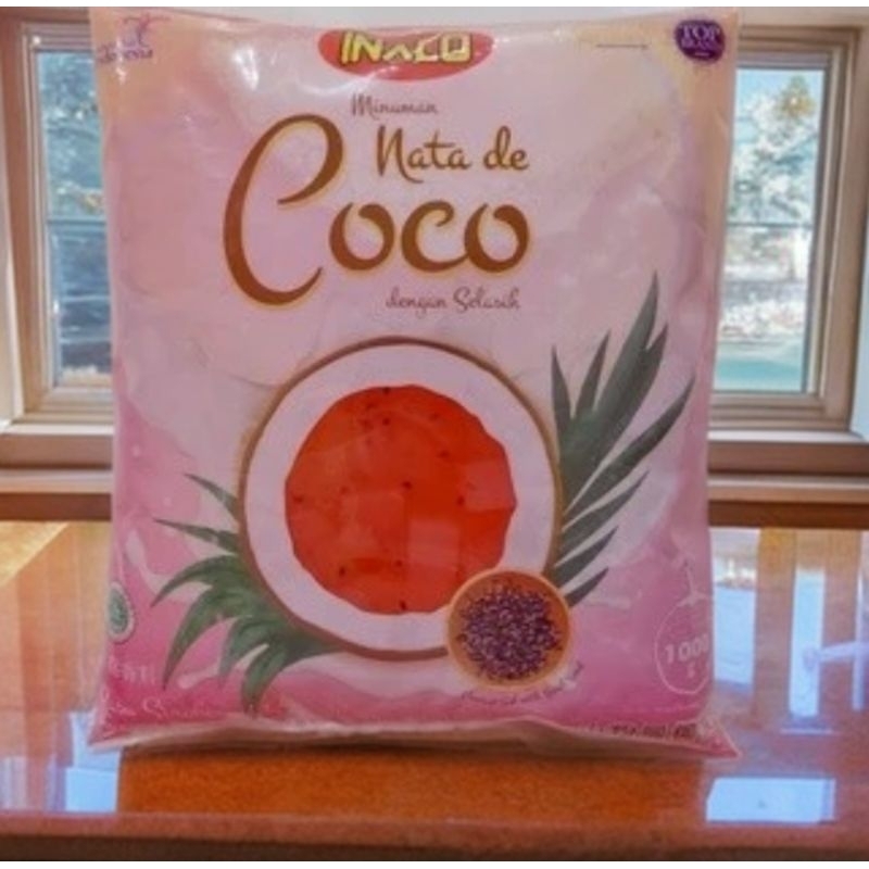 

INACO Nata De Coco Selasih Strawberry 1kg