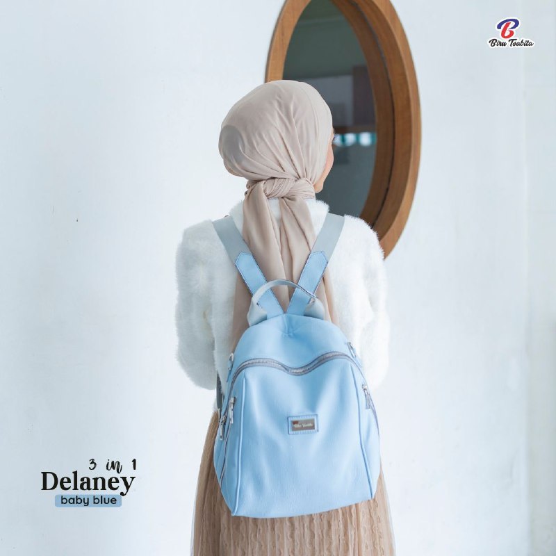 BIRU TSABITA DELANEY RANSEL WANITA KERJA BACKPACK WANITA TAS GENDONG WANITA TAS WANITA TERBARU