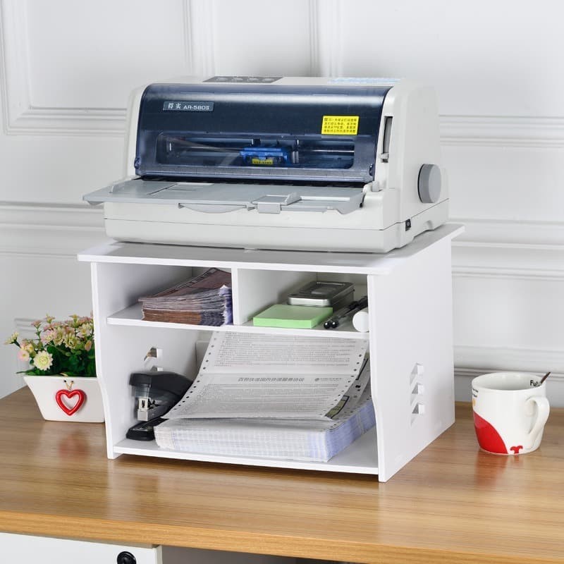 Rak Printer Meja Kantor / Rak Susun Kayu Minimalis / Rak Meja Kantor Serbaguna Tempat Penyimpanan Do