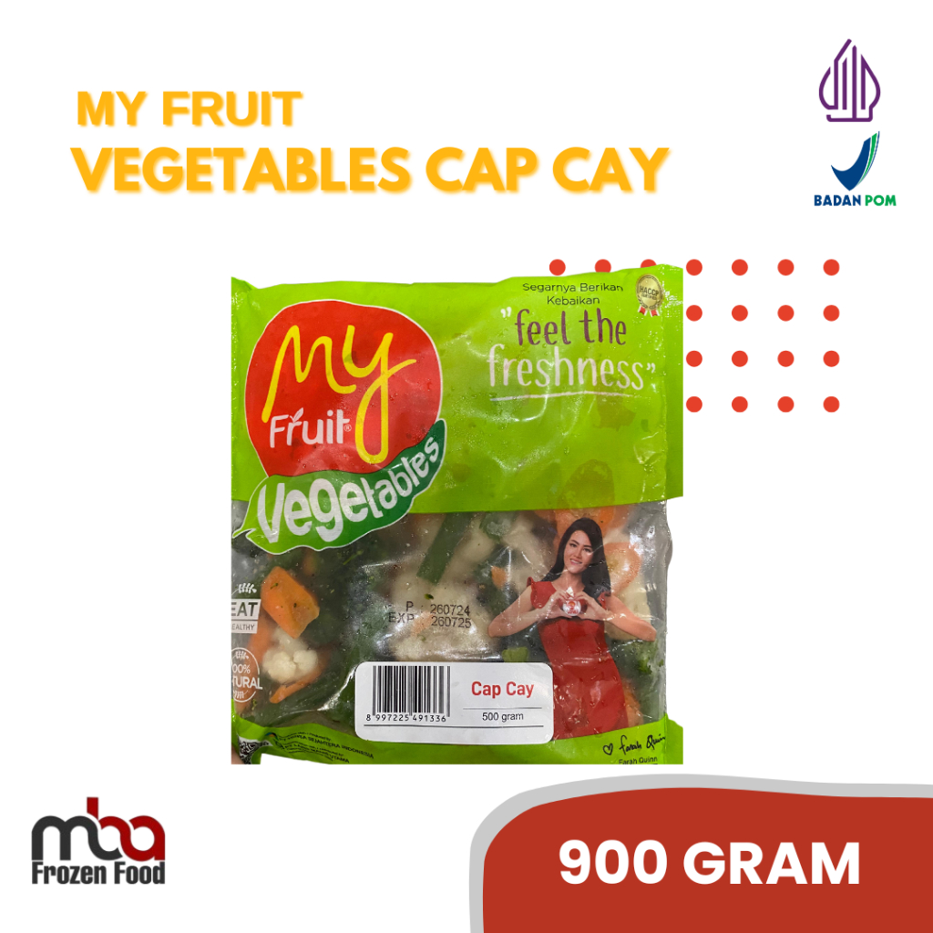 

My Fruit Vegetables Cap Cay (Wortel, Brocoli putih dan hijau, dan Kacang Panjang) 500 Gram /Soup /Sayur /Sayurbeku /Capcay /Wortel /Brocoli /Kacangpanjang