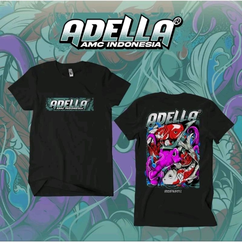 T-shirt Kaos Adella Edisi Tahun Baru 2025 / T-shirt Kaos Adella Pakaian Pria Wanita Free Seticker