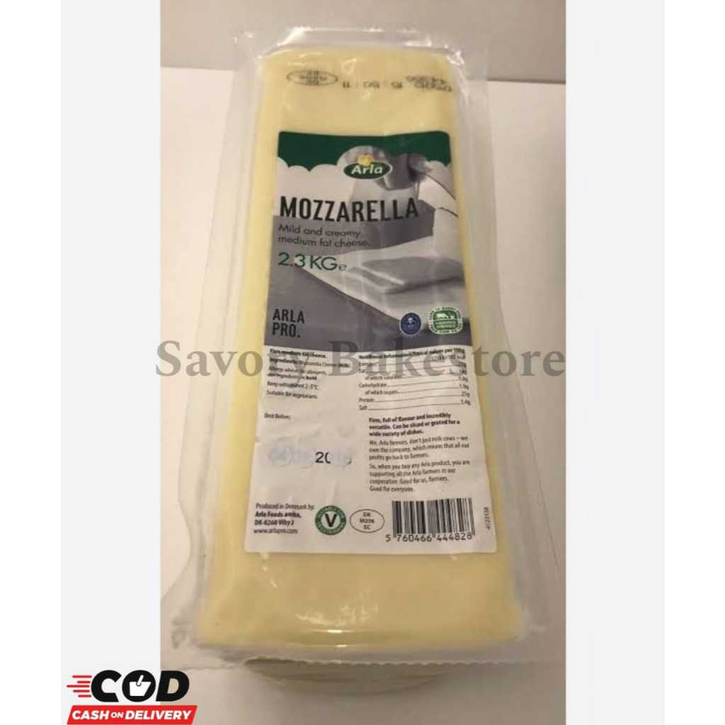 

1 KG KEJU MOZZARELLA ARLA TOPPING PIZZA KEMASAN REPACK DARI BLOK 2,3 KG