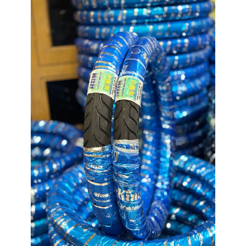 Ban Motor Bebek Ring 17 ukuran 70/90-17 dan 80/90-17 untuk Supra Jupiter Vega