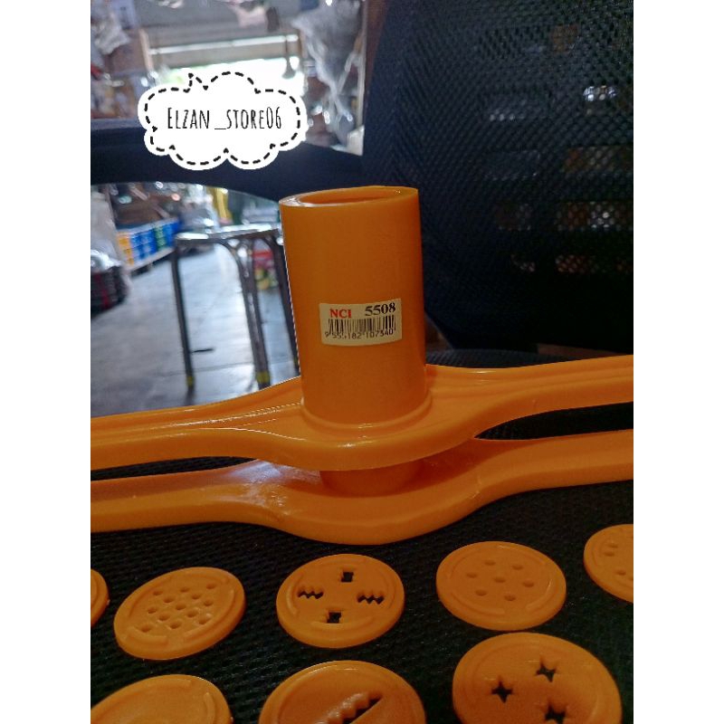 Cetakan kue akar Klapa import / cetakan putu Mayang plastik 10 motif