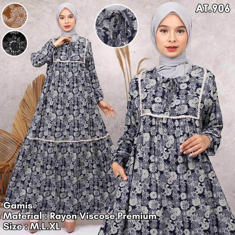 Gamis BWI 188/Gamis Rayon Premium/Gamis Wanita