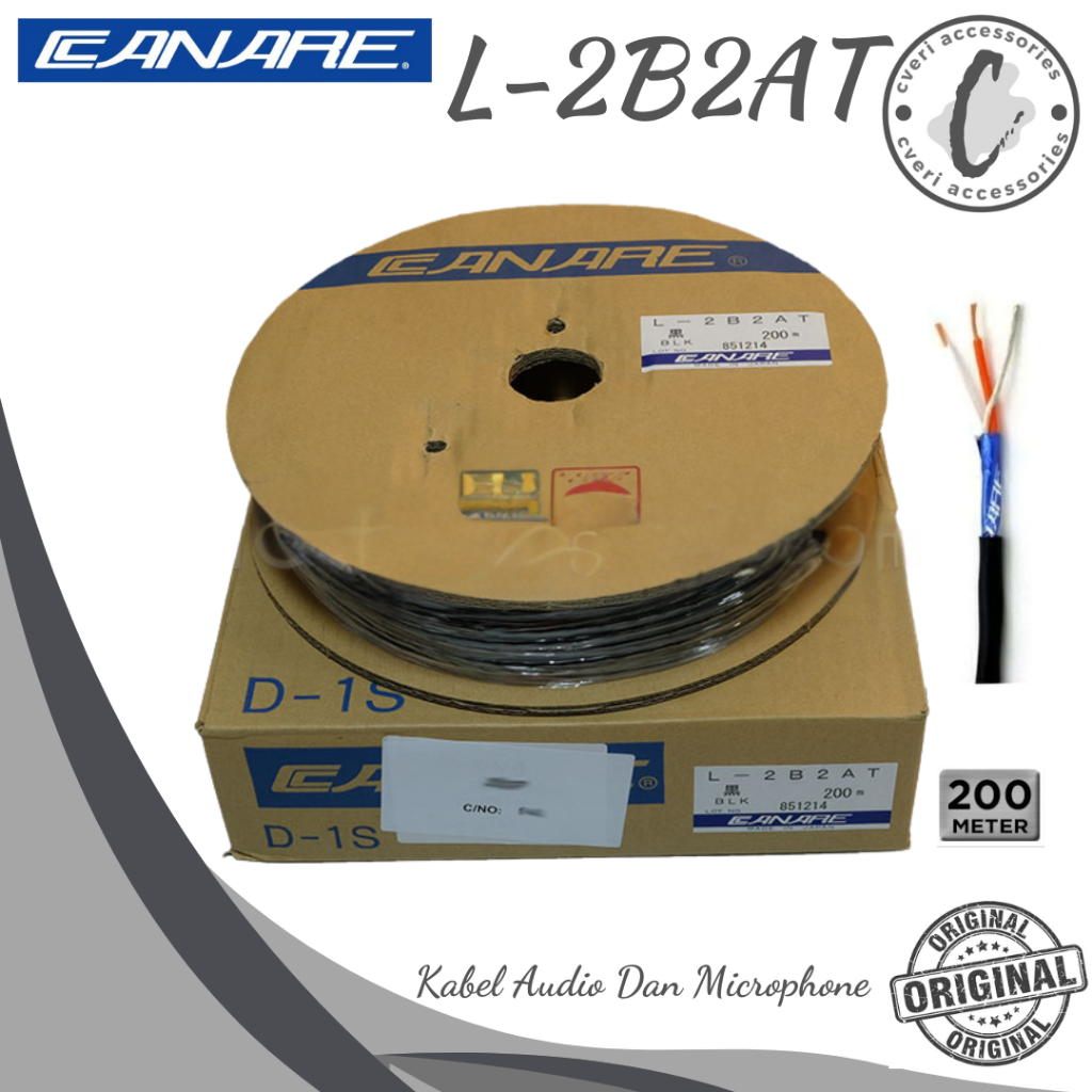 Canare L2B2AT Kabel Audio Original Kabel Audio Dan Microphone Kabel Original Canare L-2B2AT