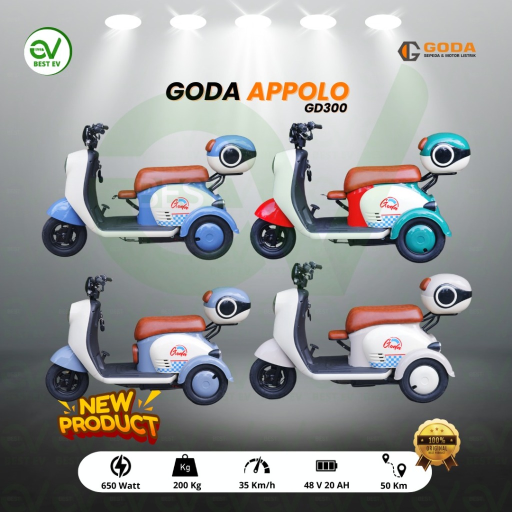 Sepeda Listrik GODA TYPE APOLO 300