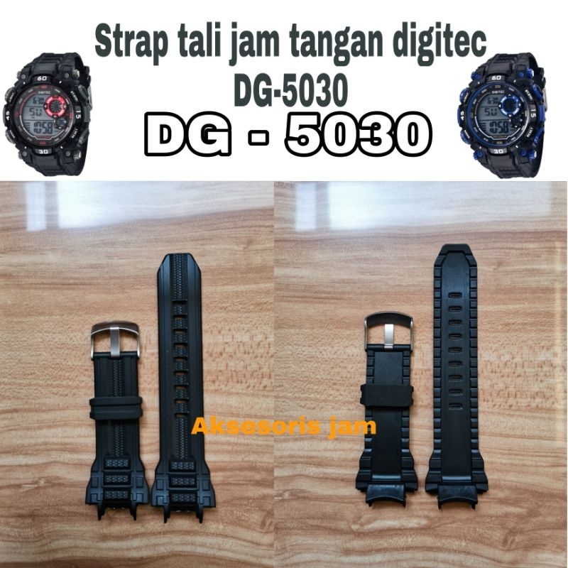 Strap pengganti jam tangan digitec 5030 DG5030T DG 5030T DG-5030T