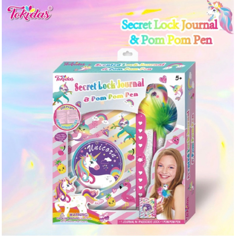 

Girl Journal Book , Buku diary anak set , Ide kado anak Perempuan, Secret lock Journal