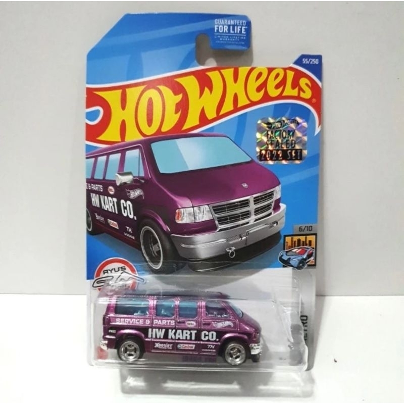 Hot Wheels Dodge Van HW Kart Co. Super Treasure Hunt THS FS 2022