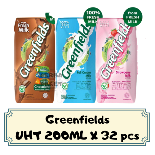 

Susu Greenfields UHT 200ML x 32 PCS