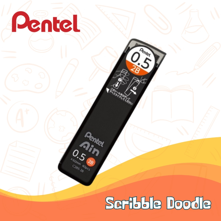 

sg PENTEL Ain Mechanical Pencil Lead Refill/ Isi Pensil Mekanik