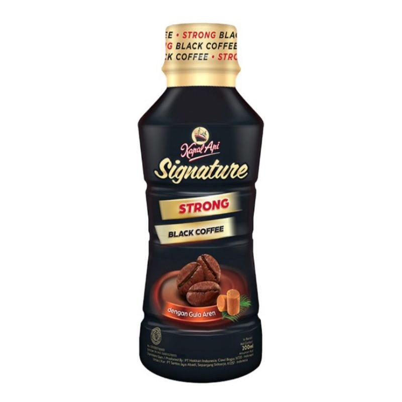 

Kapal Api Signature Strong Kopi Hitam Pet 200 ml