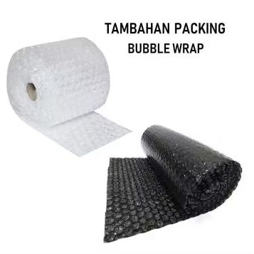 

TAMBAHAN PACKING BUBBLE WRAP EXTRA PACKING UNTUK EKSTRA AMAN
