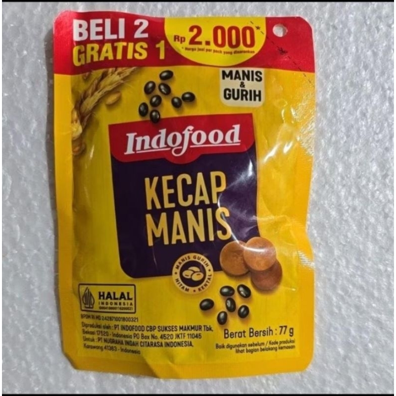 

Kecap manis indofood 77g